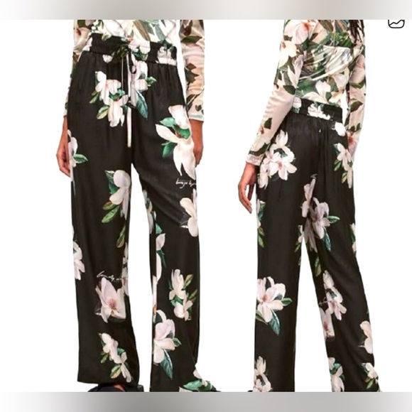 All Saints Pants - AllSaints Tyler Alessandra Floral Drawstring Pants